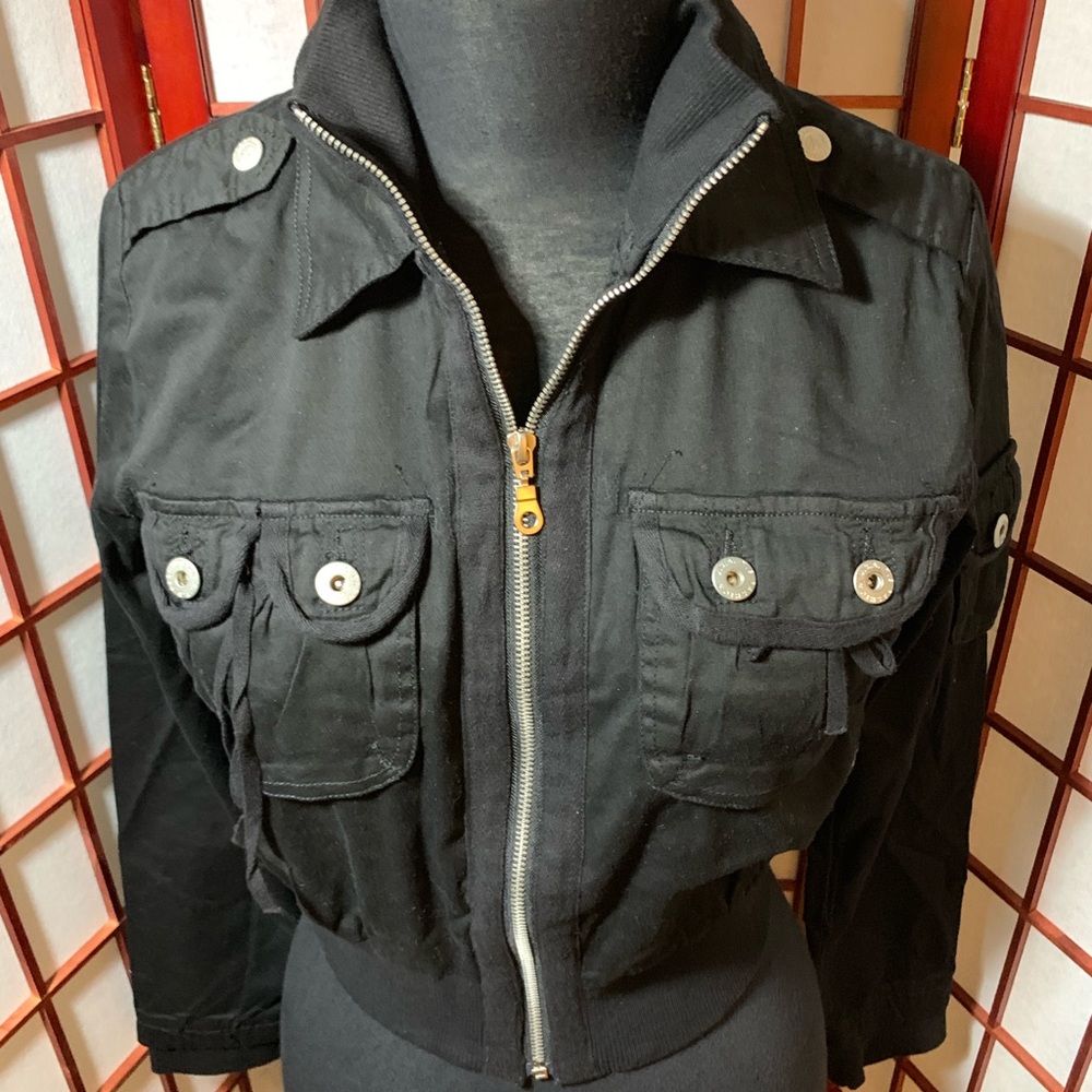 Women’s cotton bomber jacket, L
